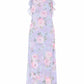 Camille's Garden Chiffon Halter-Neck Ankle Gown