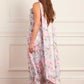 Camille's Garden Chiffon Halter-Neck Ankle Gown