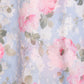 Camille's Garden Chiffon V-Neck Ankle Gown