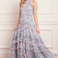 Camille's Garden Elia Halter-Neck Gown