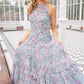 Camille's Garden Elia Halter-Neck Gown