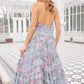 Camille's Garden Elia Halter-Neck Gown