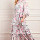 Camille's Garden Louisa Chiffon Ankle Gown