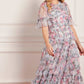 Camille's Garden Round Neck Ballerina Dress