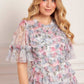 Camille's Garden Round Neck Ballerina Dress