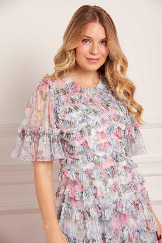 Camille's Garden Round Neck Ballerina Dress