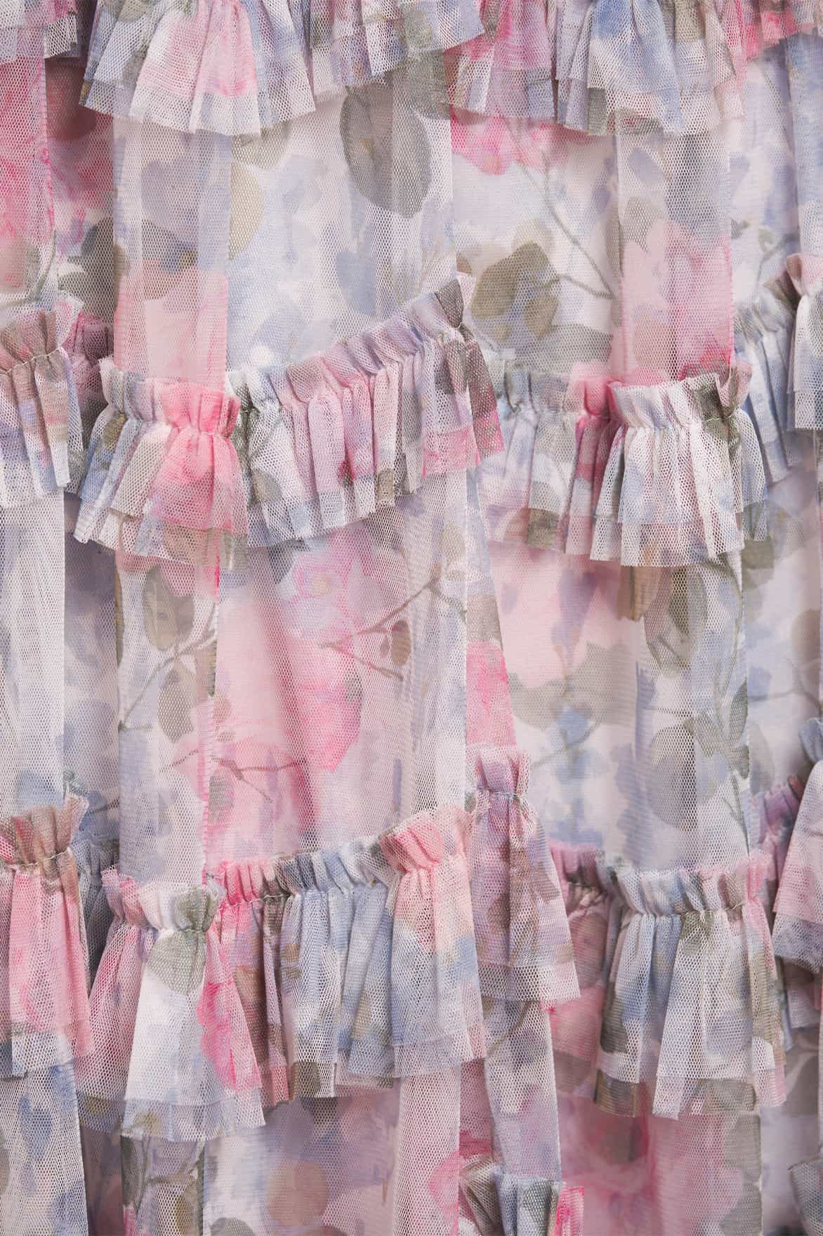 Camille's Garden Round Neck Ballerina Dress