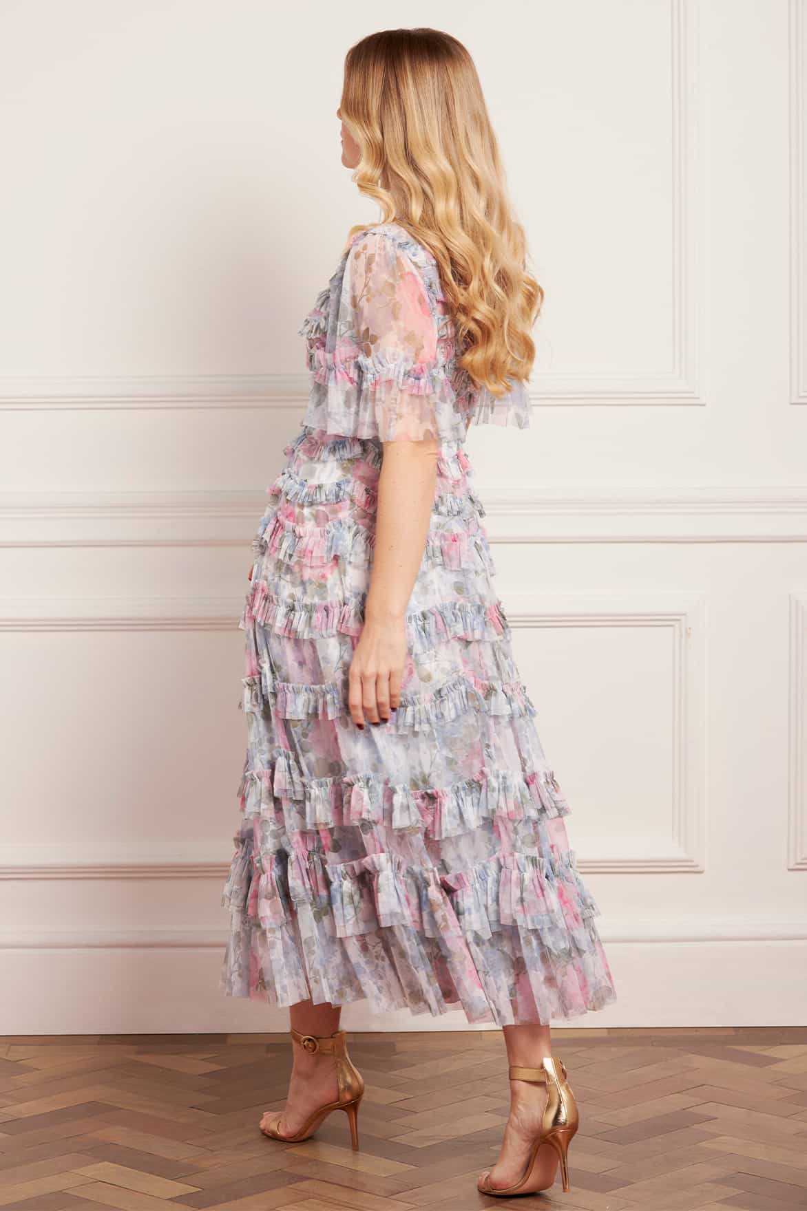 Camille's Garden Round Neck Ballerina Dress