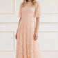 Carmen Ruffle Ankle Gown