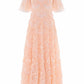Carmen Ruffle Ankle Gown
