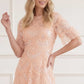 Carmen Ruffle Ankle Gown