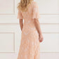 Carmen Ruffle Ankle Gown