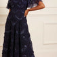 Carmen Ruffle Ankle Gown