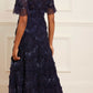 Carmen Ruffle Ankle Gown