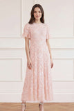 Carmen Ruffle Ankle Gown