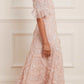 Carmen Ruffle Ankle Gown
