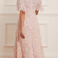 Carmen Ruffle Ankle Gown