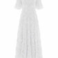 Carmen Ruffle Ankle Gown