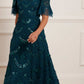 Carmen Ruffle Ankle Gown