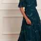 Carmen Ruffle Ankle Gown