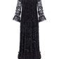 Celia Long Sleeve Ankle Gown