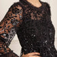 Celia Long Sleeve Ankle Gown