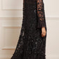 Celia Long Sleeve Ankle Gown