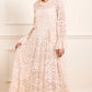 Celia Long Sleeve Ankle Gown