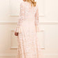 Celia Long Sleeve Ankle Gown