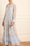 Celia Long Sleeve Ankle Gown