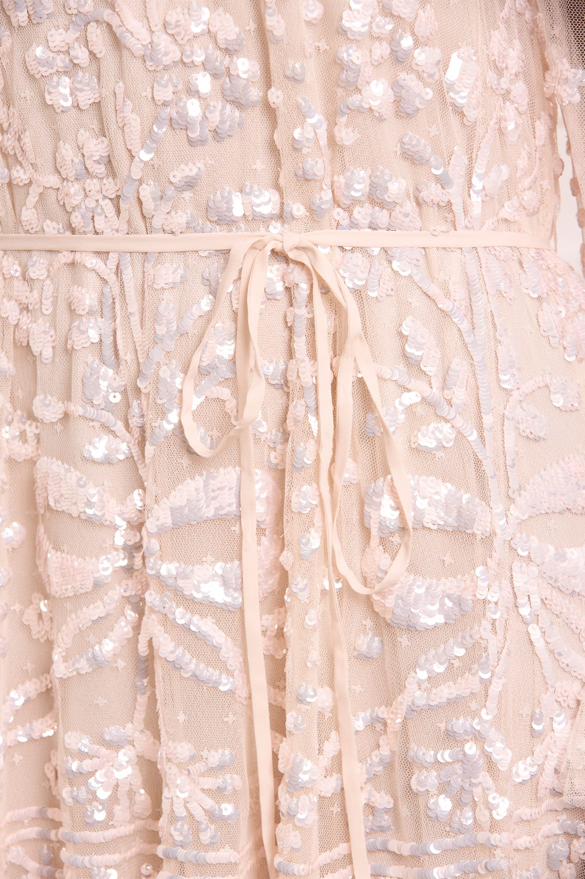 Celia Long Sleeve Ankle Gown