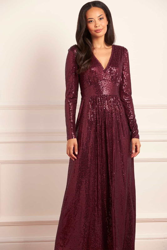 Chelsea V-Neck Gown