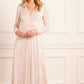 Chelsea V-Neck Gown