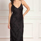 Cherry Blossom Satin Cami Gown