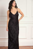 Cherry Blossom Satin Cami Gown