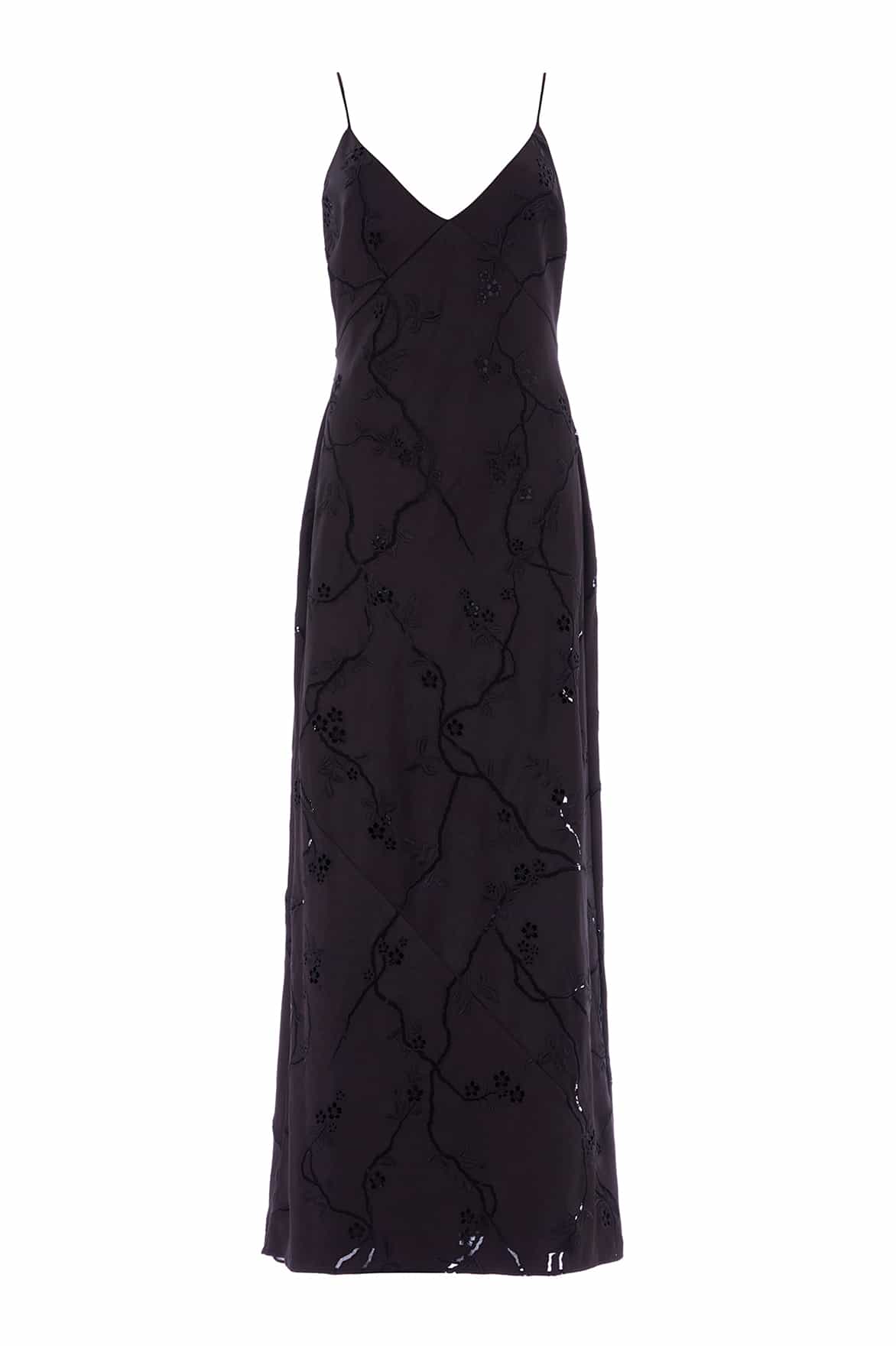 Cherry Blossom Satin Cami Gown