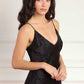 Cherry Blossom Satin Cami Gown