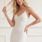 Cherry Blossom Satin Cami Gown