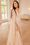 Clover Cape Sleeve Ankle Gown