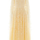 Clover Cape Sleeve Ankle Gown