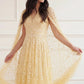 Clover Cape Sleeve Ankle Gown