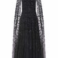 Clover Cape Sleeve Ankle Gown