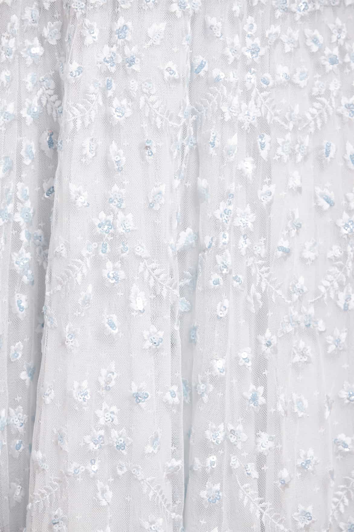 Clover Cape Sleeve Ankle Gown