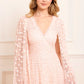Clover Cape Sleeve Ankle Gown