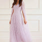 Clover Cape Sleeve Ankle Gown
