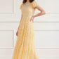 Clover Short Sleeve Ankle Gown