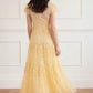 Clover Short Sleeve Ankle Gown