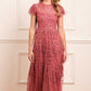 Clover Short Sleeve Ankle Gown