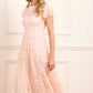 Clover Short Sleeve Ankle Gown
