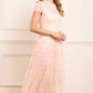 Clover Short Sleeve Ankle Gown